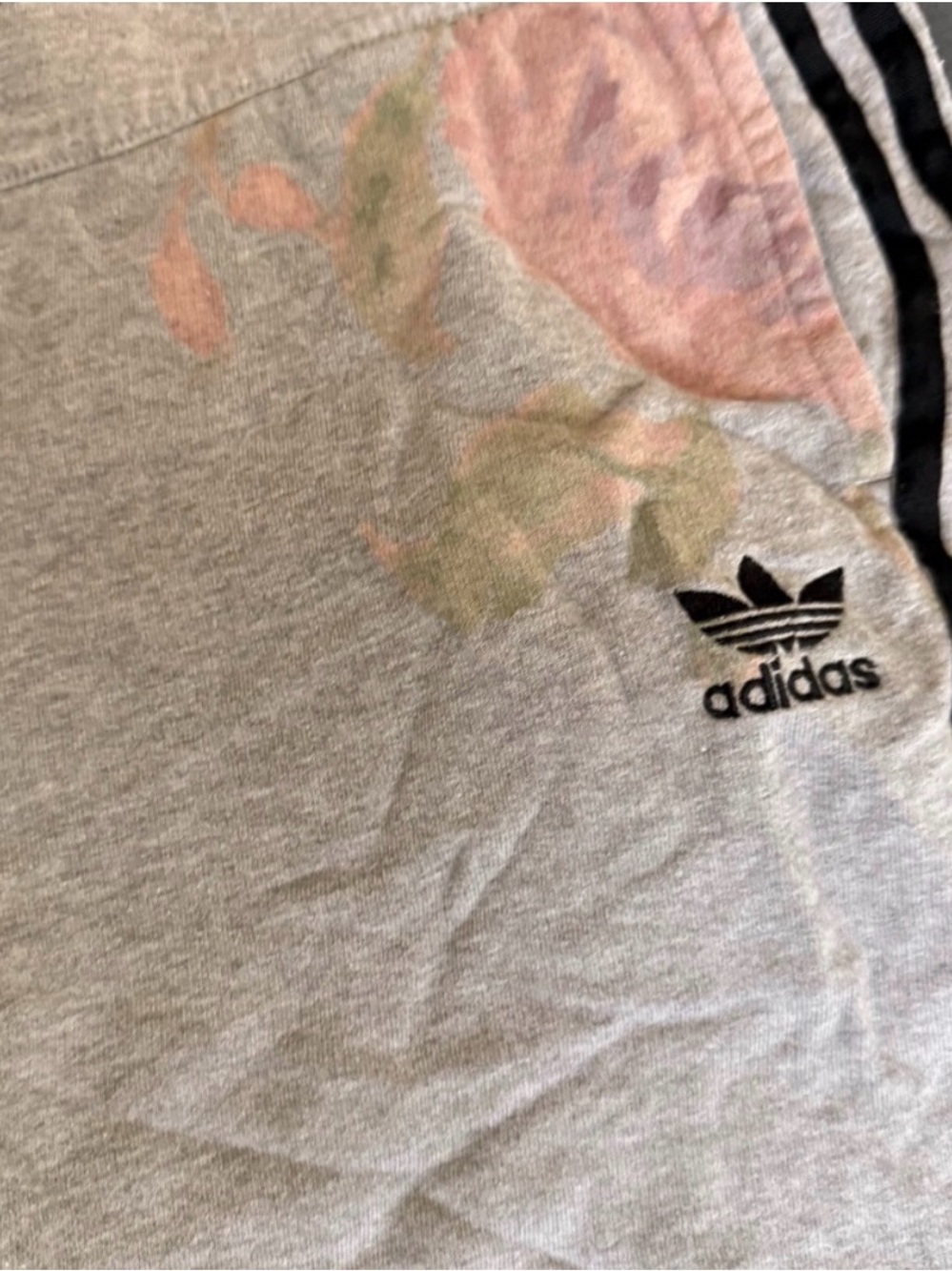 Adidas Floral Rose Pastel Shorts - Picture 2 of 3